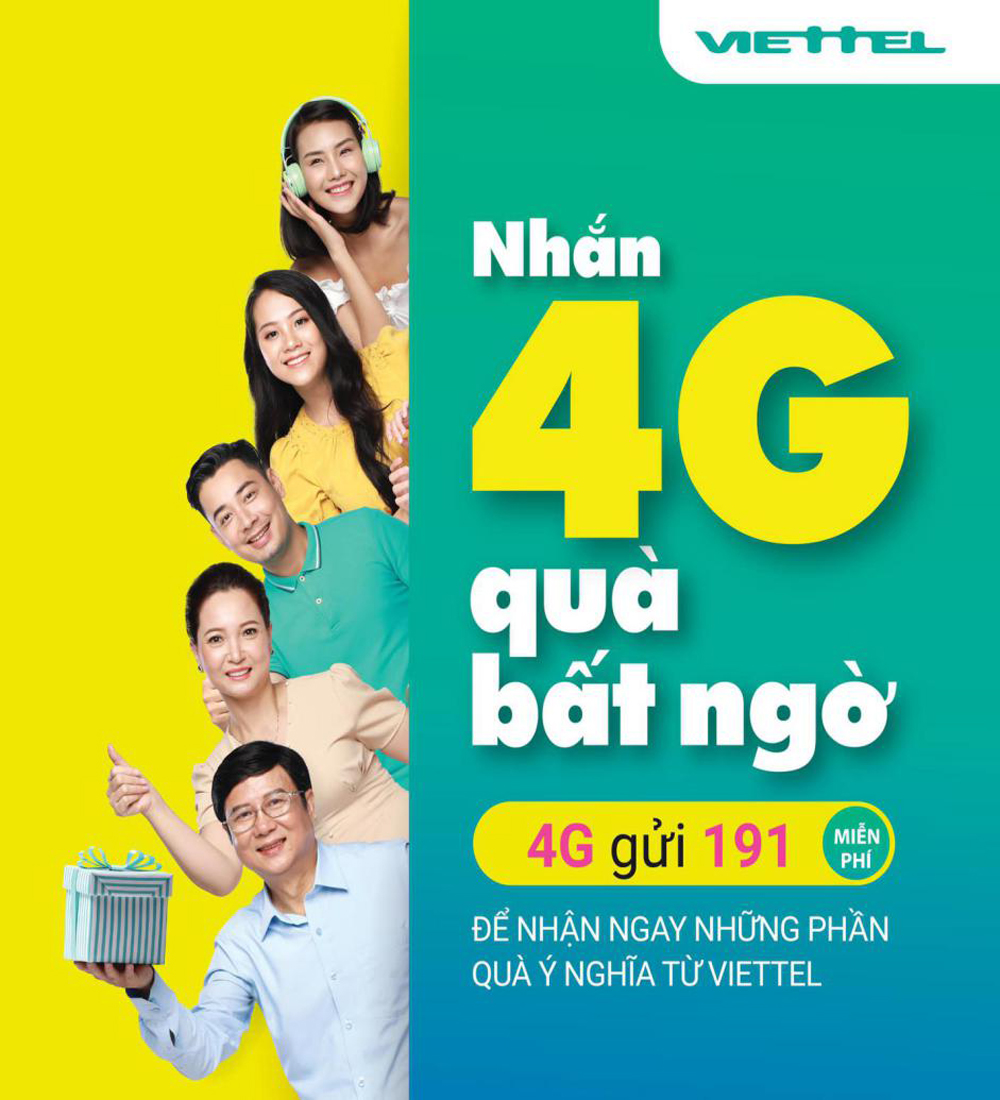 Viettel chiếm ưu thế khi mang đến 6 ưu đãi cho khách hàng trong chương trình “4G cho mọi người”