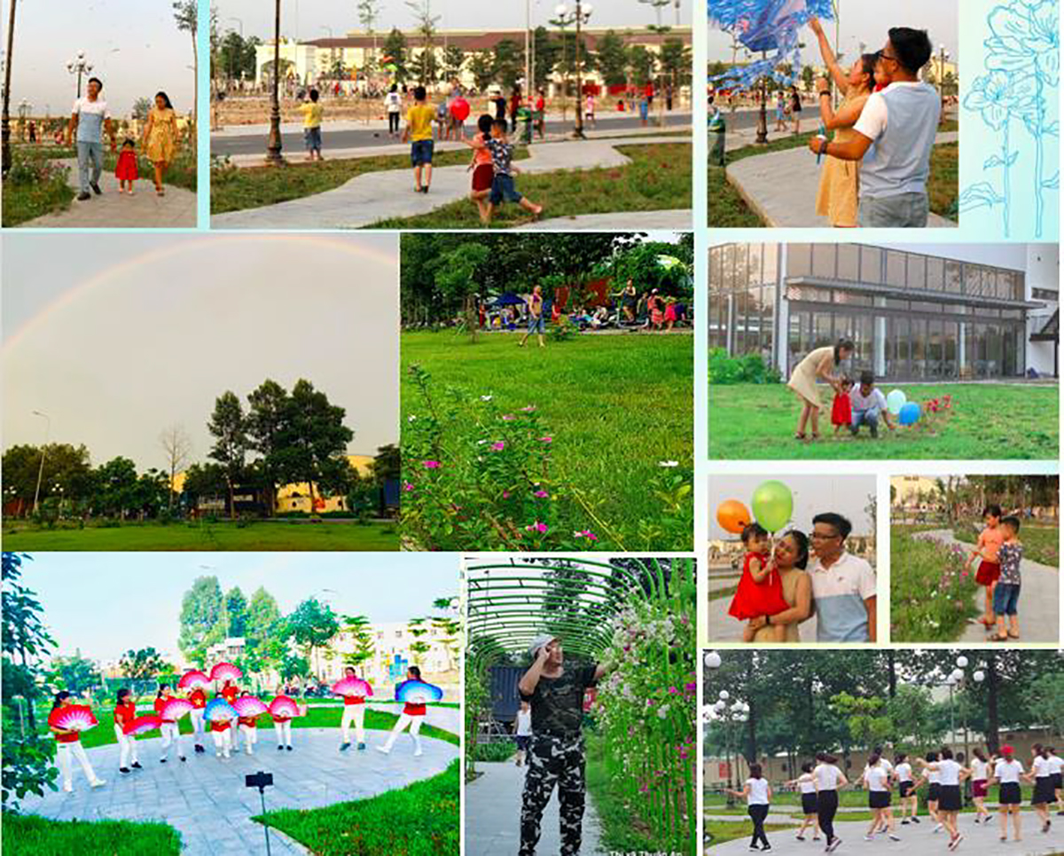 Công viên Icon Central trở thành điểm đến vui chơi, giải trí, sinh hoạt của cư dân địa phương