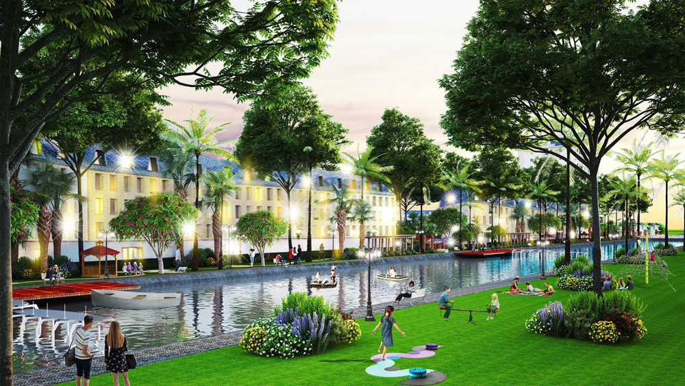 Không gian sống xanh, hiện đại tại khu đô thị kiểu mẫu Phương Nam River Park