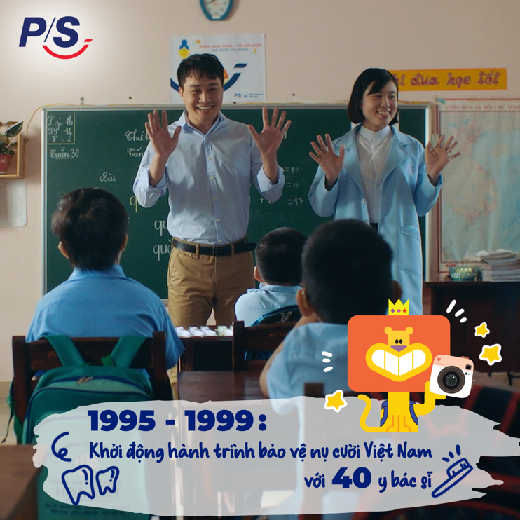 Ngay từ năm 1995, cùng với hơn 40 y bác sĩ, những chuyến xe nha của P/S đã đi đến các trường học từ thành phố đến nông thôn, từ đồng bằng lên đến cả những vùng núi cao, gặp gỡ với từng em học sinh, từng thầy cô giáo, nỗ lực khám chữa và giáo dục sức khoẻ răng miệng cho hàng triệu học sinh, giáo viên mầm non, tiểu học