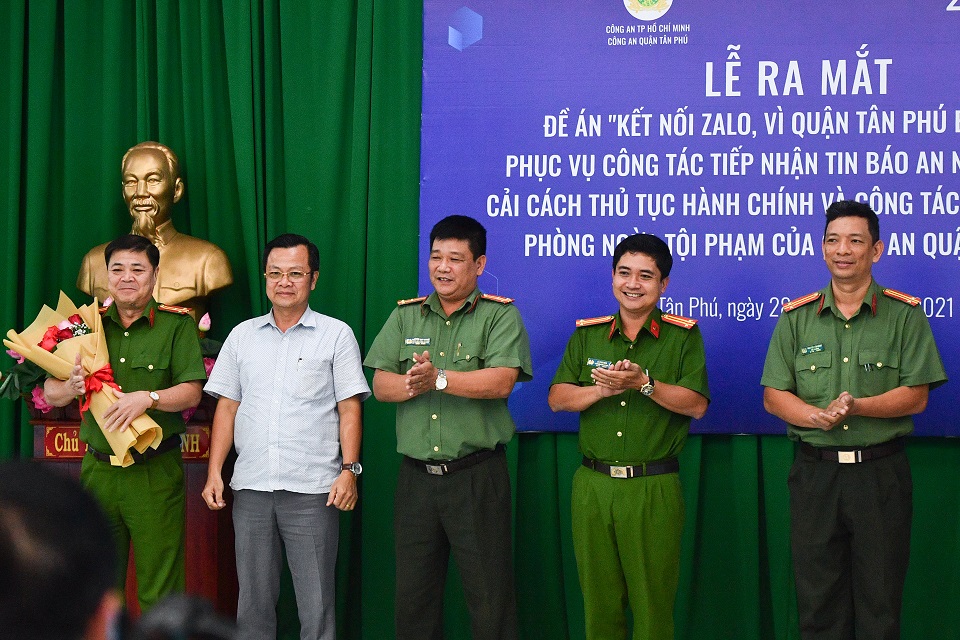 Lễ ra mắt đề án “Kết nối Zalo, vì quận Tân Phú bình yên”