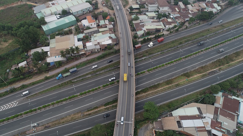 Hệ thống đường giao thông thuận lợi là thế mạnh của các dự án tại Nhơn Trạch