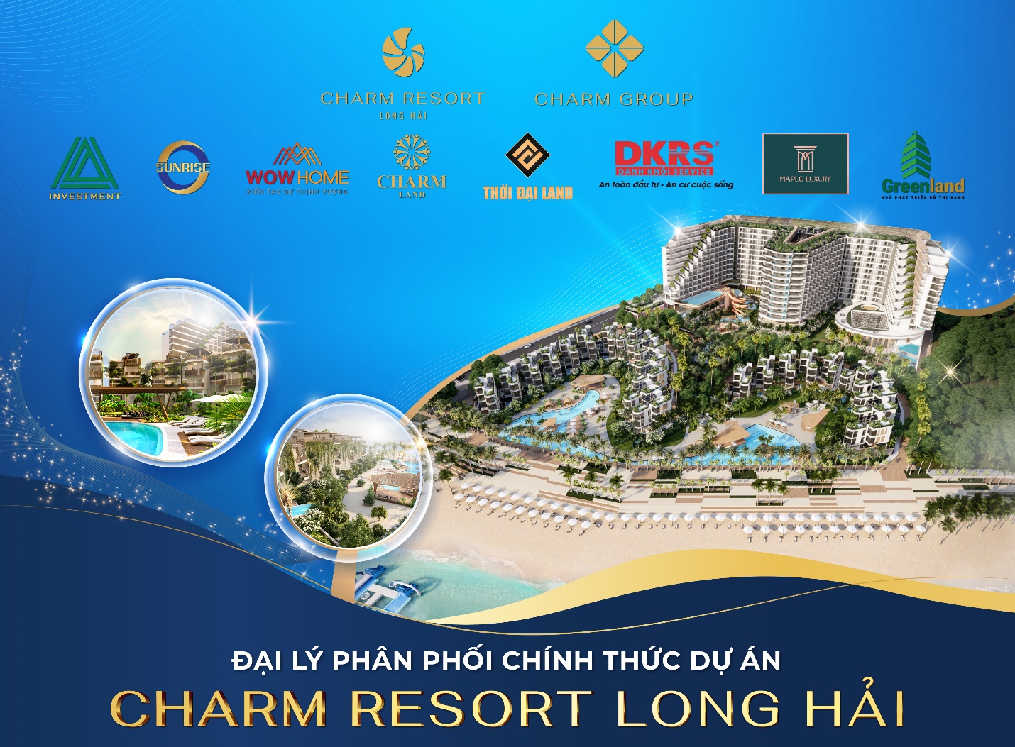 Đại lý phân phối chính thức dự án Charm Resort Long Hải
