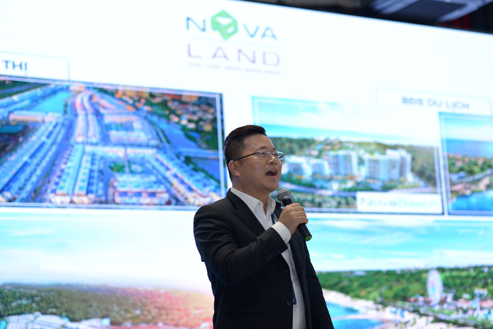 Ông Lâm Đại Dương - Giám đốc Kinh doanh Tập đoàn Novaland đánh giá cao triển vọng của nghề kinh doanh bất động sản