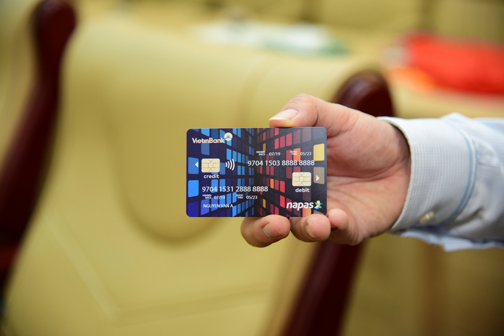 Thẻ 2Card được thiết kế dạng họa tiết 3D mang phong cách trẻ trung hiện đại