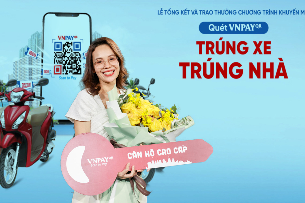 Chị Mai hạnh phúc khi nhận giải thưởng đặc biệt từ VNPAY