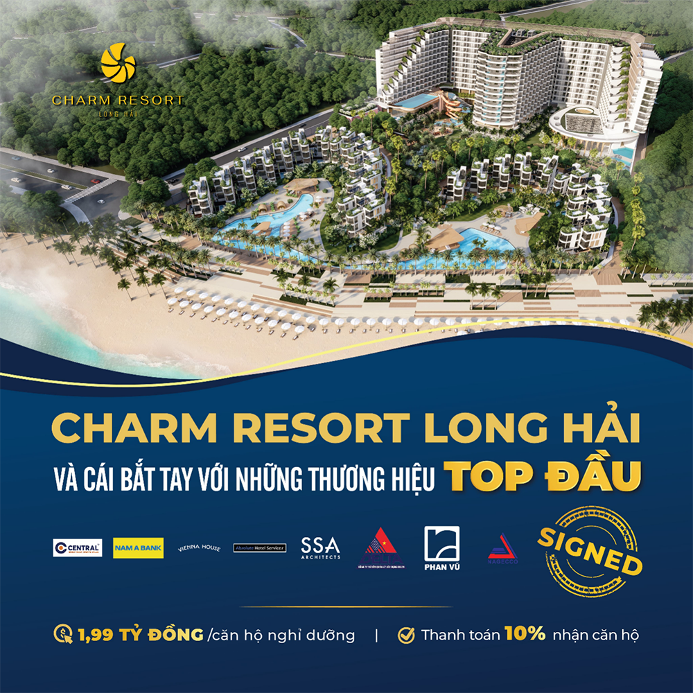 Charm Resort Long Hải đang kết hợp với những đối tác uy tín hàng đầu