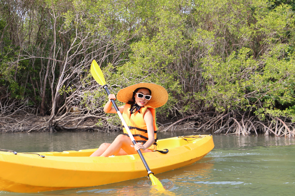 Khám phá rừng ngập mặn bằng thuyền Kayak