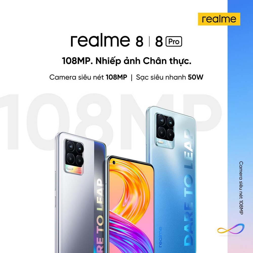 Bộ đôi realme 8 và realme 8 Pro