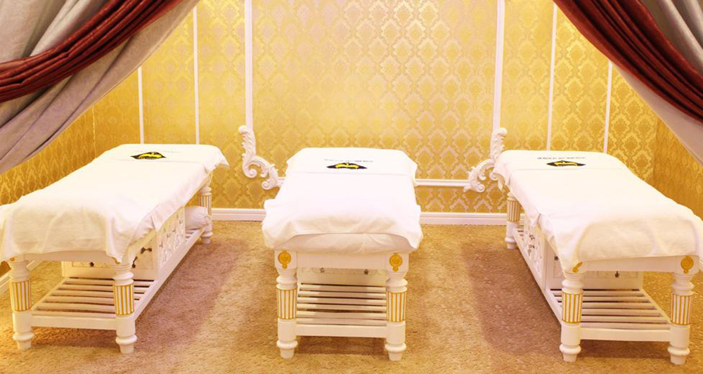Giường massage chạm chỗ tại Thảo Tây spa do Mai Hân Group cung cấp