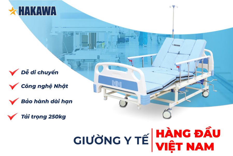 Giường y tế phục hồi chức năng HAKAWA trợ thủ đắc lực chăm sóc người bệnh