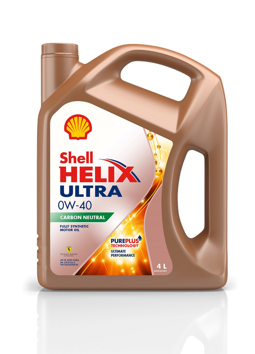 Shell Helix Ultra SP 0W-40 trung hòa carbon sở hữu công nghệ tiên tiến độc quyền PurePlus
