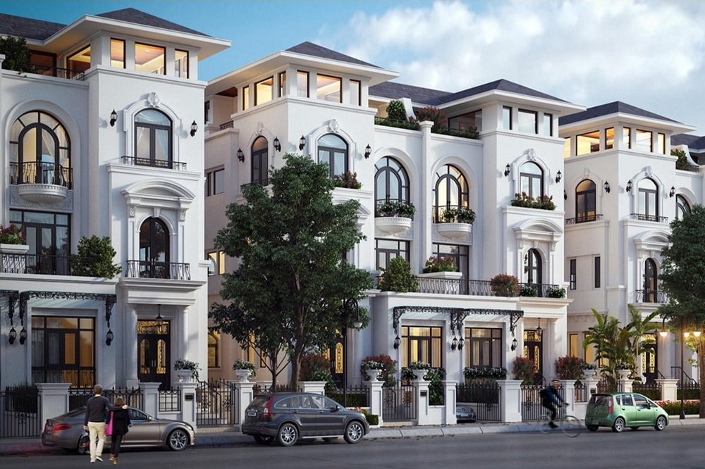 Biệt thự Louis City Hoàng Mai được giới thiệu với mức giá từ 125 triệu đồng/m²