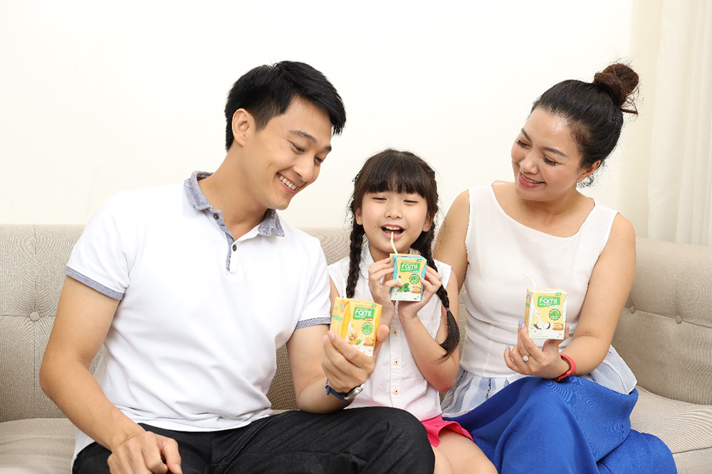 Sữa đậu nành Fami cung cấp dưỡng chất, hỗ trợ tăng đề kháng cho gia đình