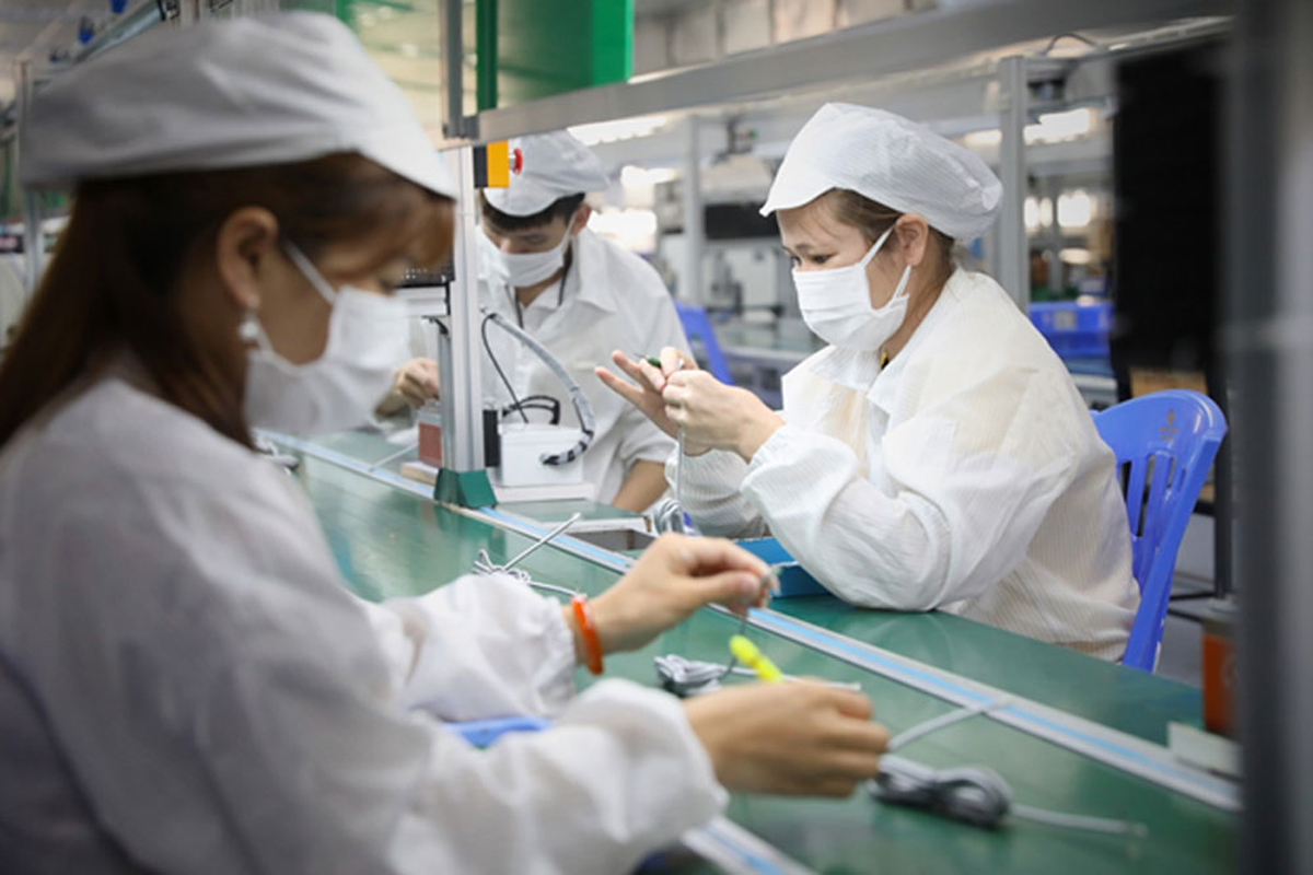 Đặc điểm dịch bệnh xuất hiện ở các khu công nghiệp nên số lượng ca bệnh phát sinh lớn. Ảnh: Sở TT&TT tỉnh Bắc Giang