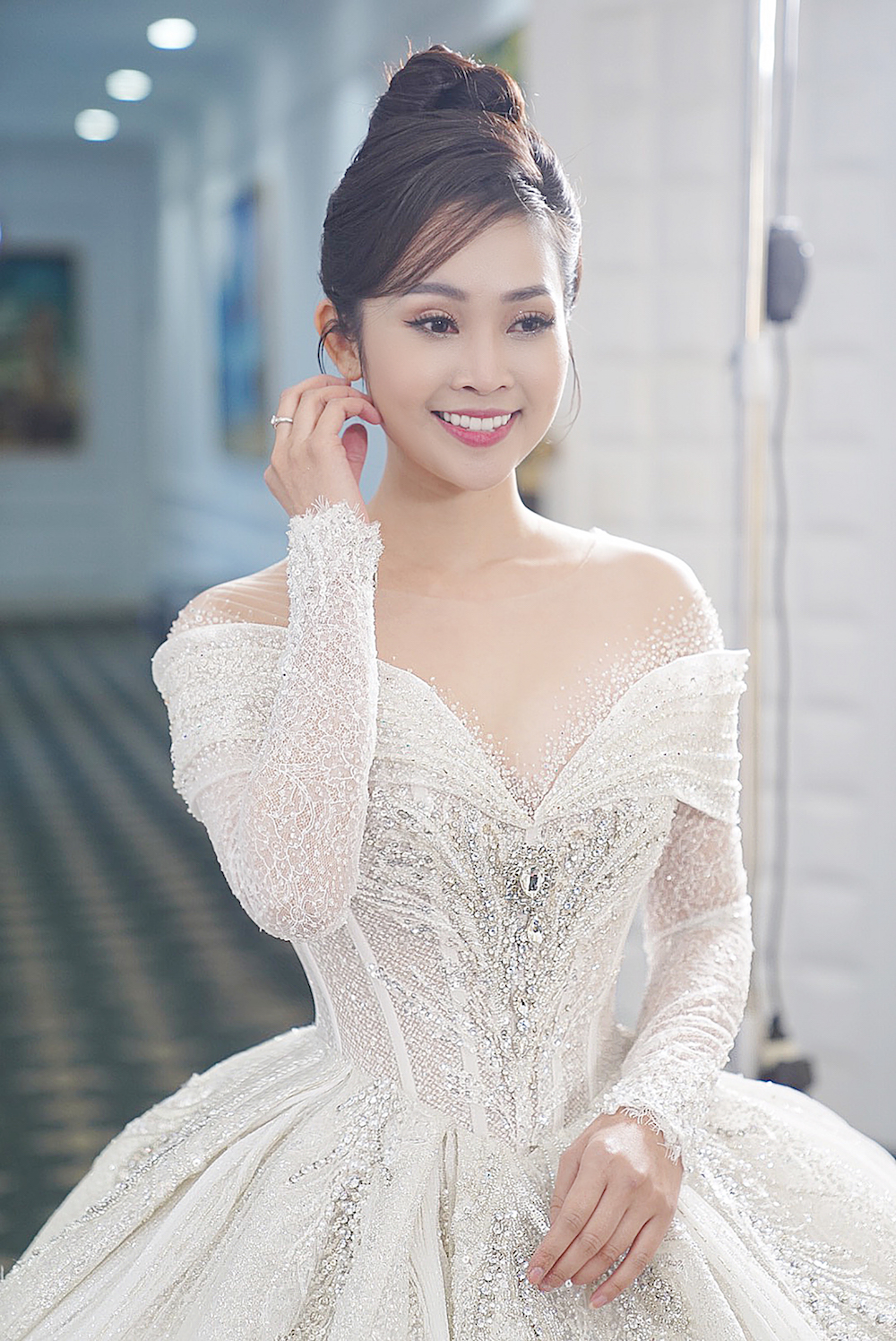 LM122 - Ceremony wedding dress limited - VÁY CƯỚI CAO CẤP LINH NGA BRIDAL