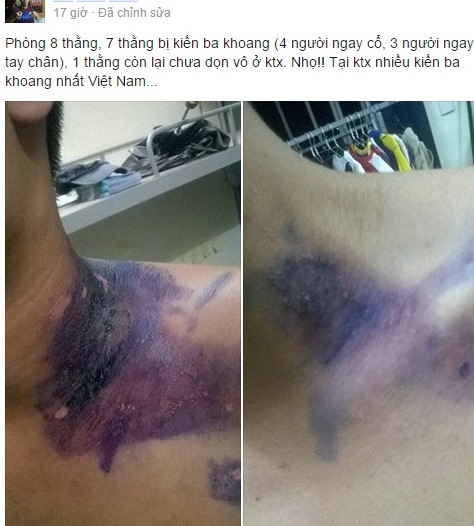 Sinh viên liên tục than thở trên nhóm dành cho những sinh viên ở KTX ĐHQG TP.HCM - Ảnh chụp màn hình