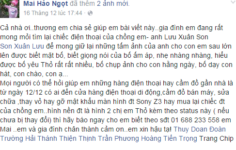 vo-nho-facebook-tim-dien-thoai-di-dong-cho-chong-xau-so-tai-nan-giao-thong