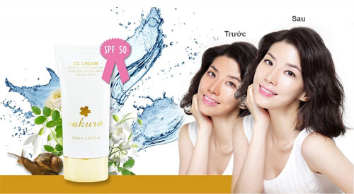  Sakura CC Cream - Giải pháp trang điểm hoàn hảo cho nàng lười hoặc bận rộn