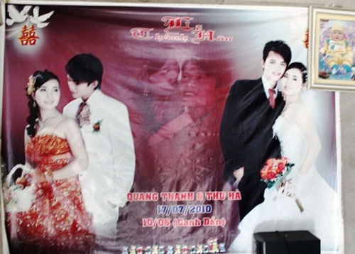 Ảnh cưới của vợ chồng anh Thanh - chị Hà - Ảnh: Nhật Linh