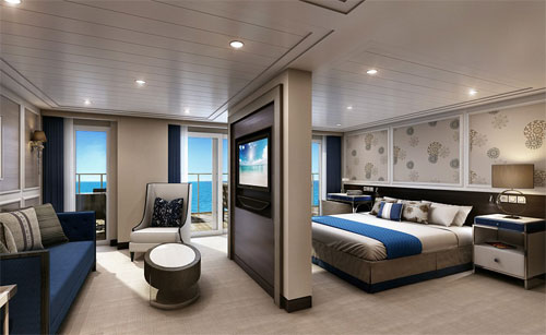 Phòng ngủ trên siêu du thuyền - Ảnh: Daily Mail