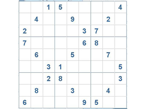 Mời các bạn thử sức với ô số Sudoku 2953 mức độ Khó