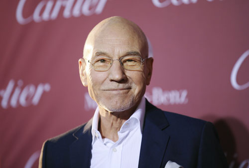 Ngôi sao gạo cội Patrick Stewart - Ảnh: Reuters