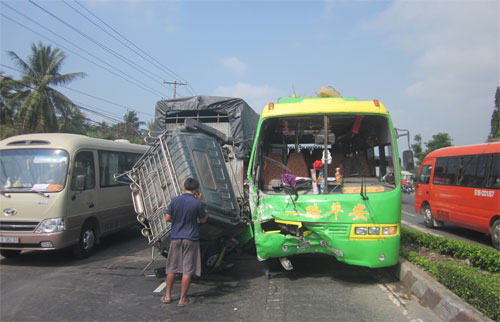 Hiện trường vụ tai nạn