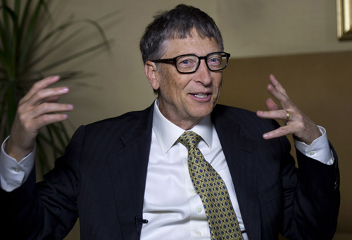 Tỉ phú Bill Gates tiếp tục là người giàu nhất nước Mỹ năm 2014 - Ảnh: AFP