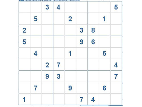 Mời các bạn thử sức với ô số Sudoku 2969 mức độ Khó
