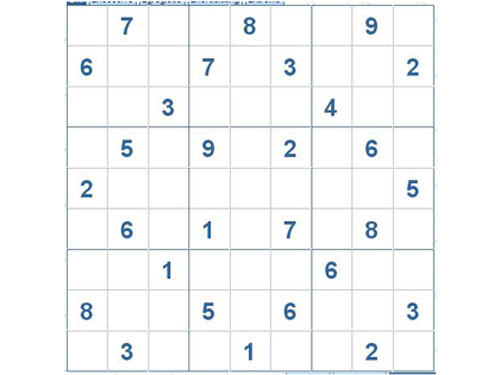 Mời các bạn thử sức với ô số Sudoku 2973 mức độ Khó