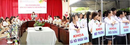 Khoa KHXH&NV tổ chức tọa đàm về “Sống đẹp” - Ảnh: N.H 