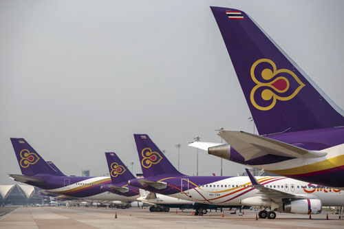 Hàng không Thái Lan gặp hạn