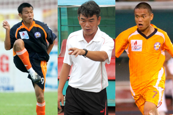 Phan Thanh Hưng, HLV Phan Thanh Hùng và Phan Thanh Phúc, những tên tuổi lớn của bóng đá VN - Ảnh: Khả Hòa