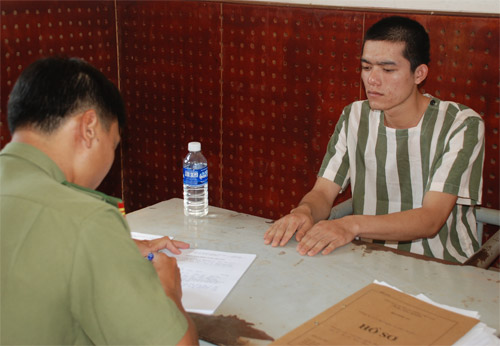 Nguyễn Xuân Mạnh tại Cơ quan công an