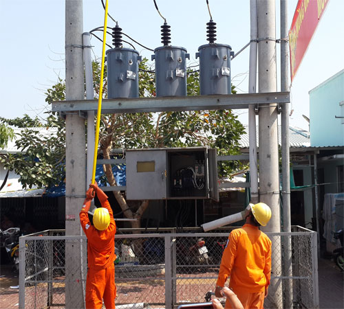 Đảo Hòn Tre chính thức có điện lưới quốc gia - Ảnh: Mai Vọng