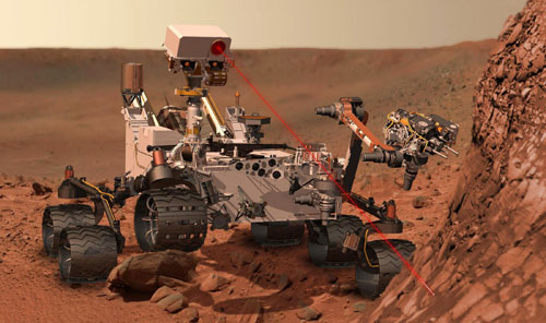 Robot tự hành Curiosity - Ảnh: astronaut.com