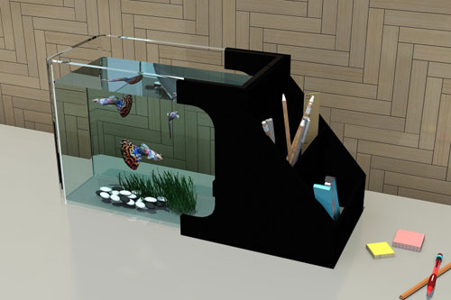Hồ cá thủy tinh hữu cơ - Hướng sinh khí vào không gian sống 5