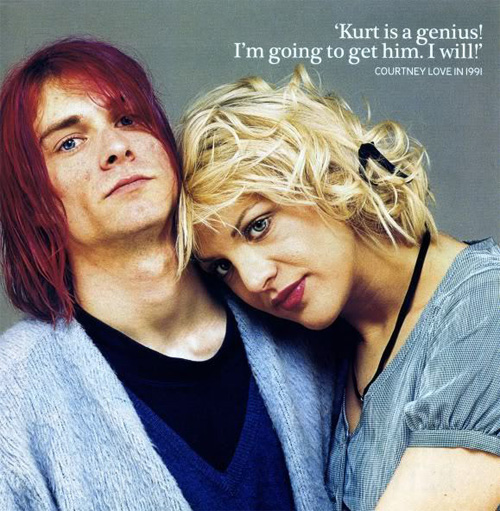 Courtney Love và Kurt Cobain năm 1991 - Ảnh: Fanpop.com 