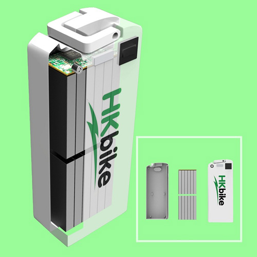 HKbike Zinger Extra sử dụng pin Lithium-ion giống iPhone.