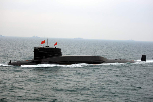 Tàu ngầm hiện đại trên Biển Đông - Ảnh: PLA Navy