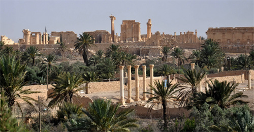 Thành phố Palmyra được ví như “hòn ngọc sa mạc” - Ảnh: AFP