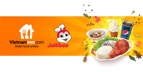 Jollibee gia nhập website đặt thức ăn trực tuyến hàng đầu việt nam