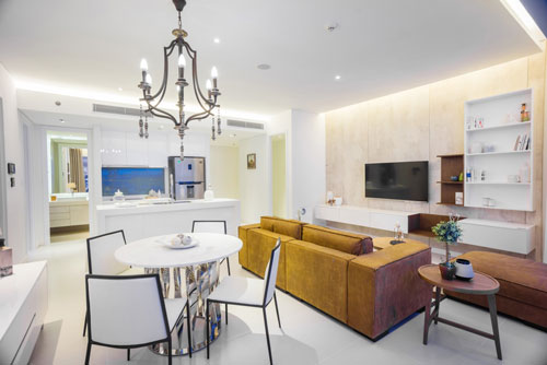Keisuke Honda đánh giá cao thiết kế tinh tế và sang trọng của nội thất trong dự án Gateway Thao Dien