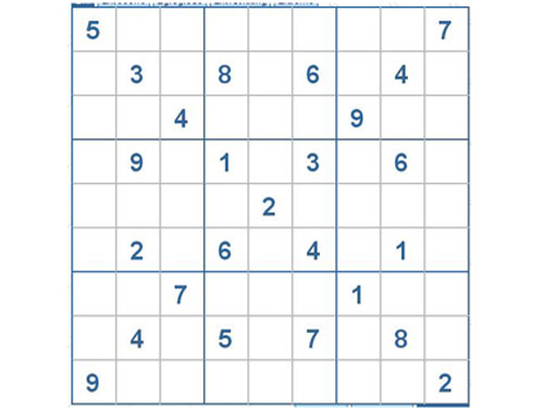 Mời các bạn thử sức với ô số Sudoku 3143 mức độ Khó