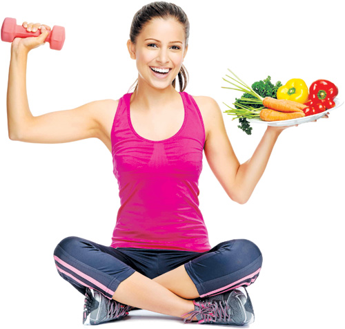 Chế độ ăn uống, vận động phù hợp giúp con người luôn khỏe mạnh, trẻ lâu - Ảnh: Shutterstock
