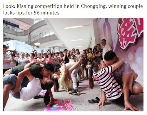 Một số thí sinh tại cuộc thi - Ảnh chụp màn hình trang tin Shanghaiist