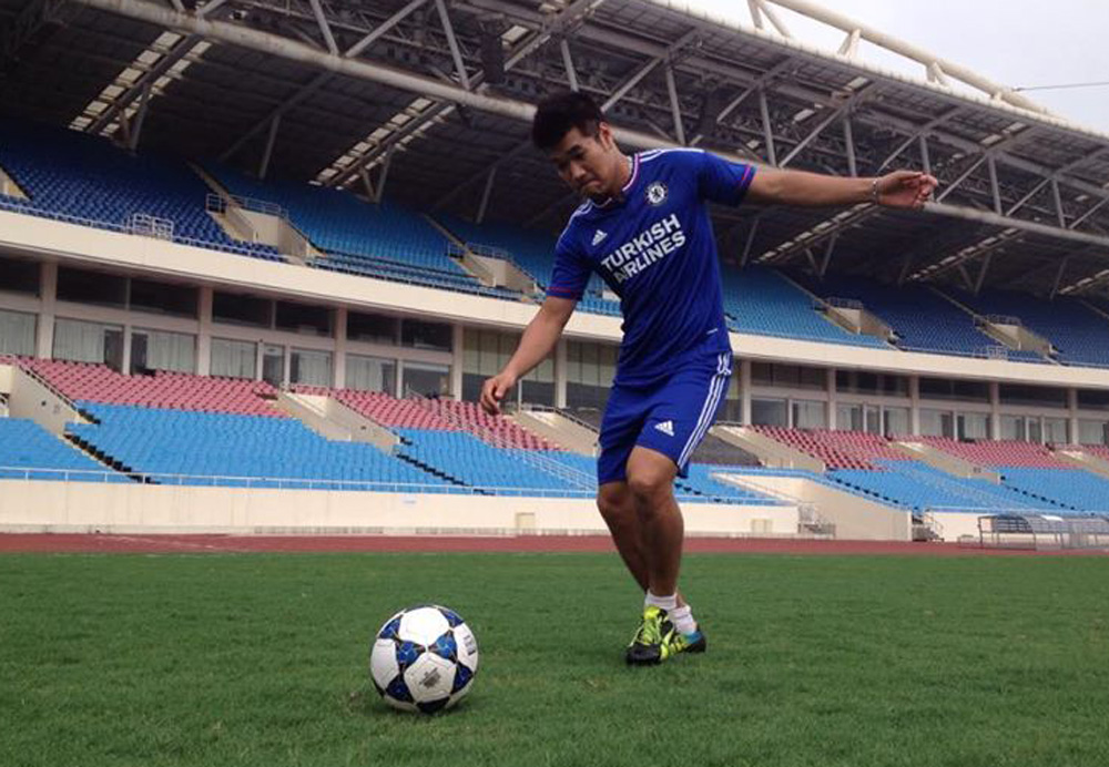Tạ Quang Thắng yêu bóng đá như âm nhạc - Ảnh: Nhân vật cung cấp