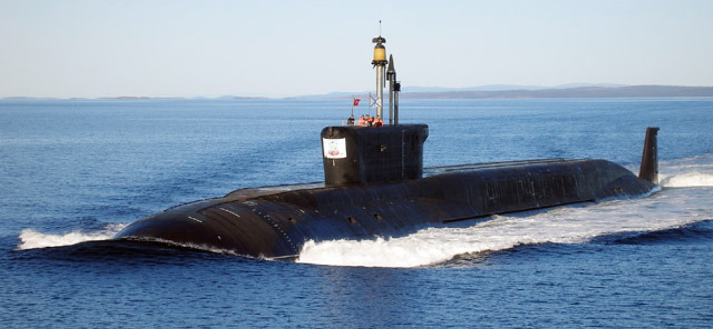 Tàu ngầm lớp Borei của Nga - Ảnh: RT