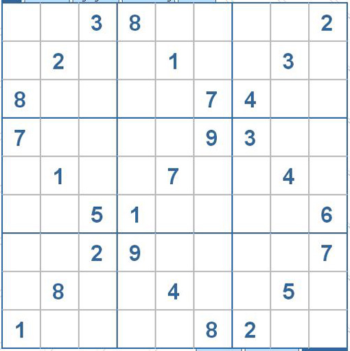 Mời các bạn thử sức với ô số Sudoku 3165 mức độ Khó